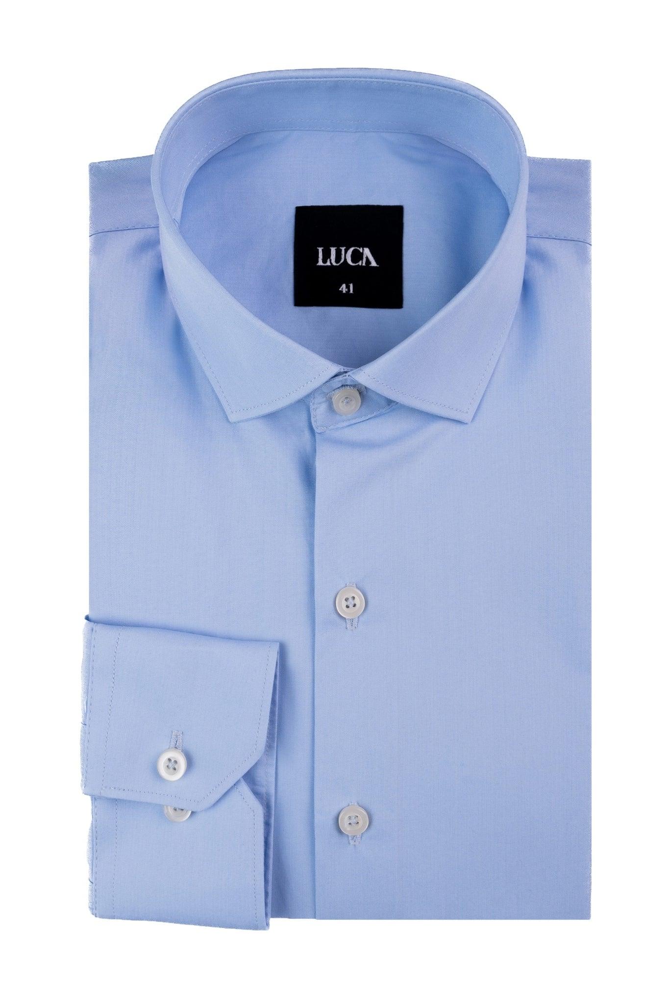 Sky Blue 100% Egyptian Cotton - Smart fit Shirt