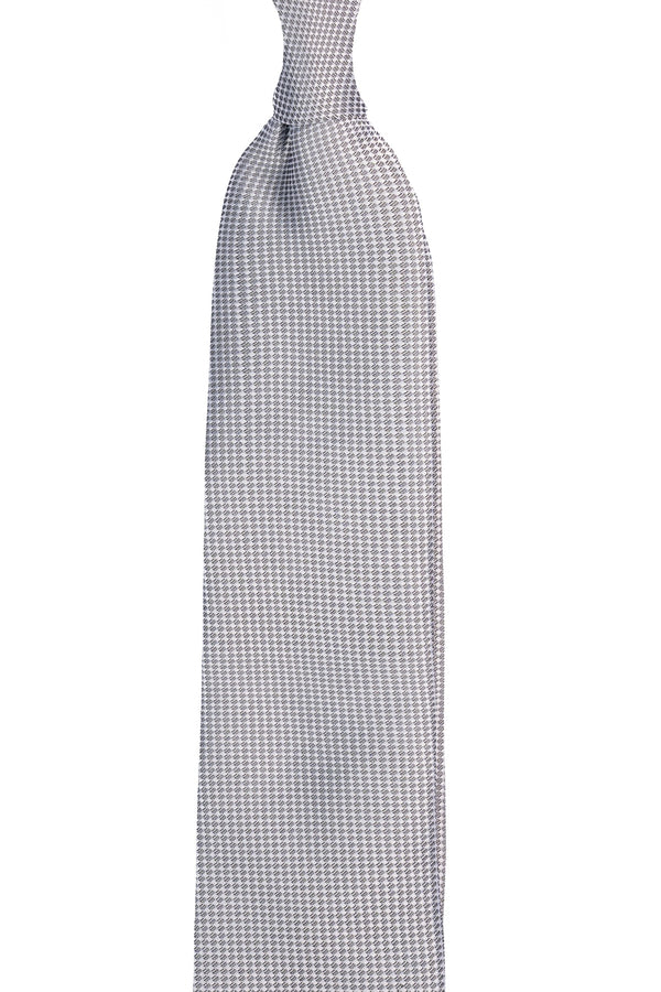 Silver Whisper Jacquard Tie