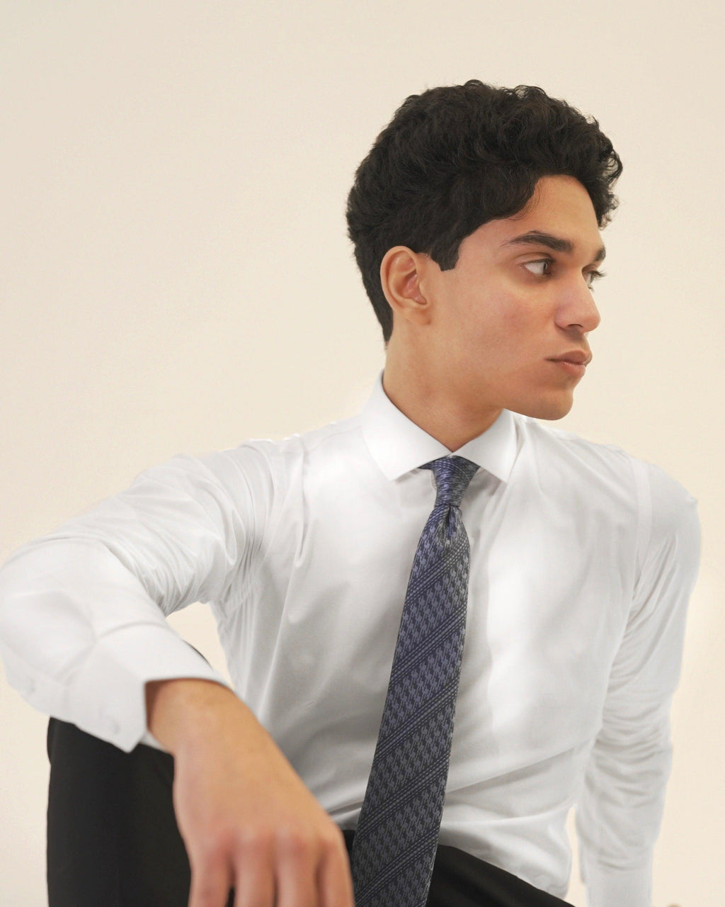 White Dynamic Egyptian Cotton - Smart fit Shirt
