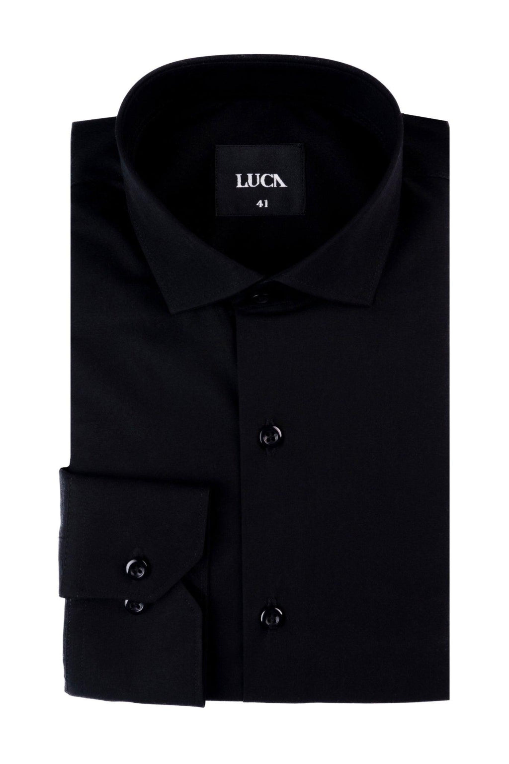 Black 100% Egyptian Cotton - Smart fit Shirt