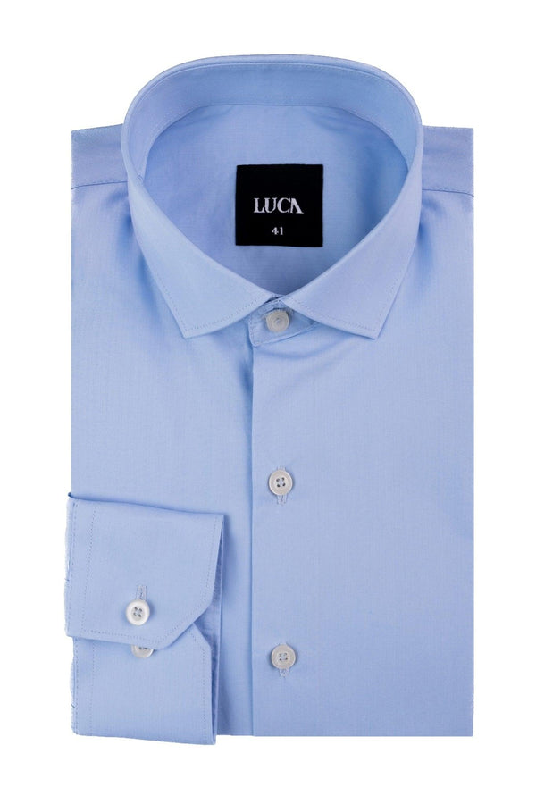 Sky Blue 100% Egyptian Cotton - Smart fit Shirt