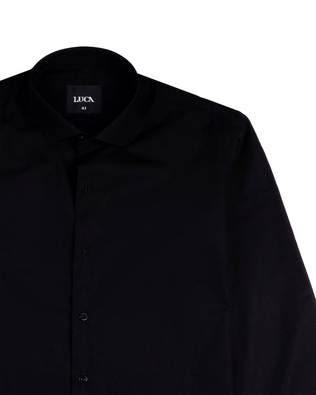 Black 100% Egyptian Cotton - Smart fit Shirt