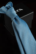 Endless Sky Silk Jacquard Tie