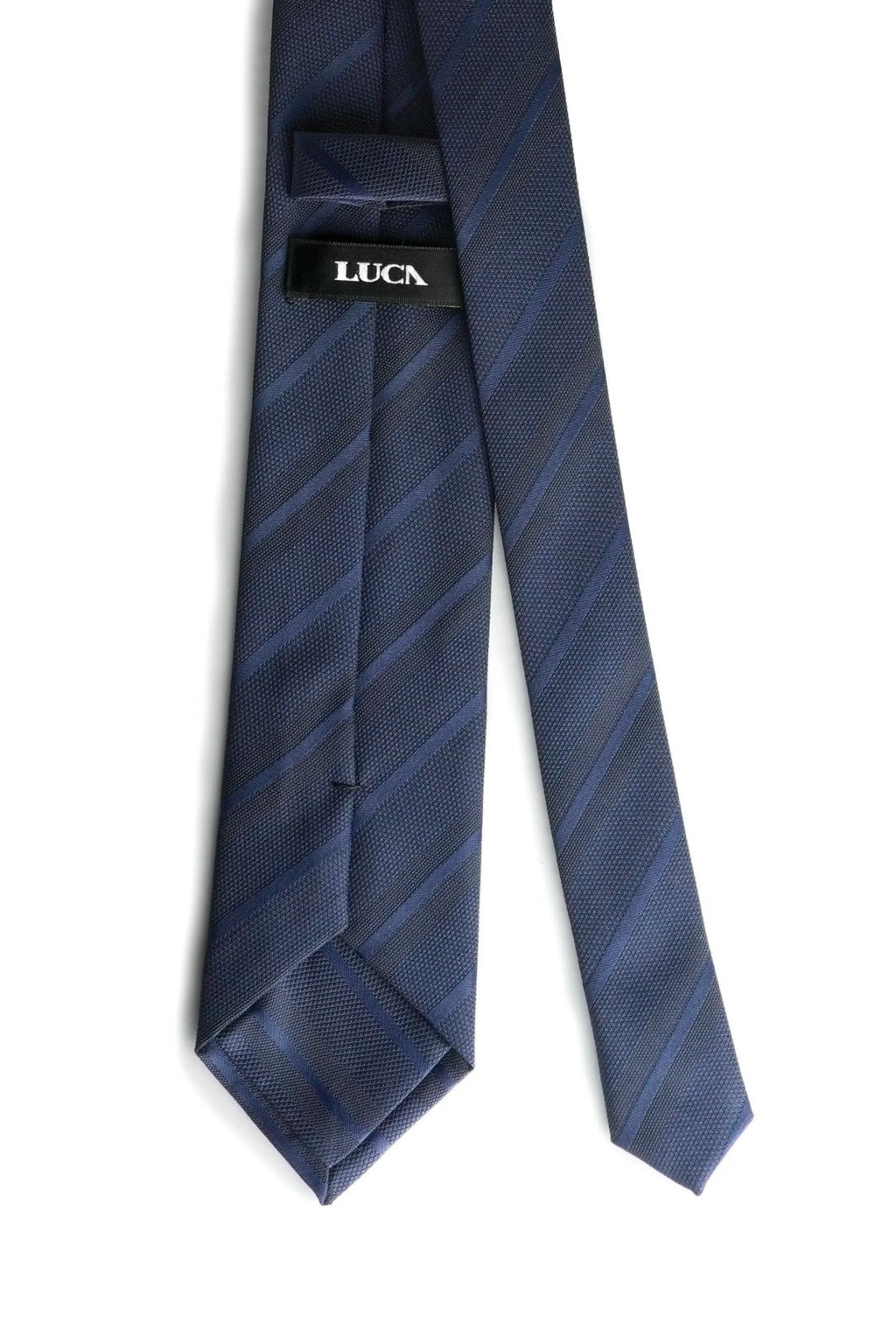 Dark Midnight Silk Jacquard Tie