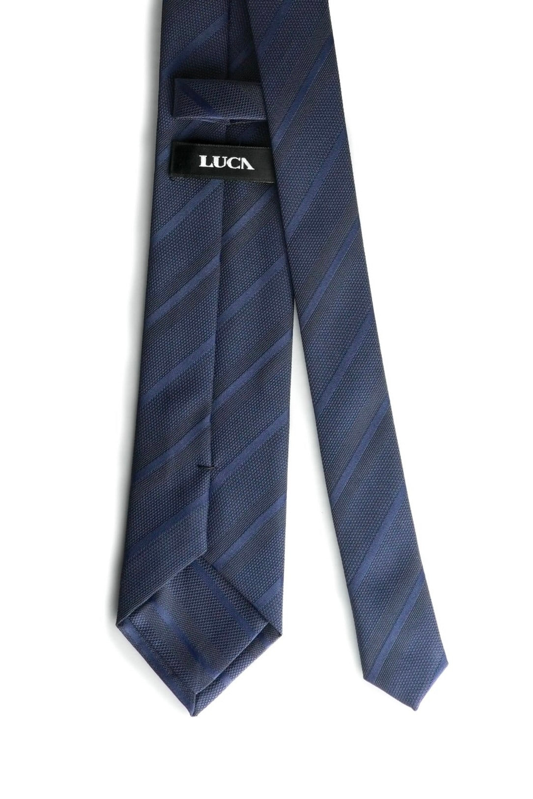Dark Midnight Silk Jacquard Tie