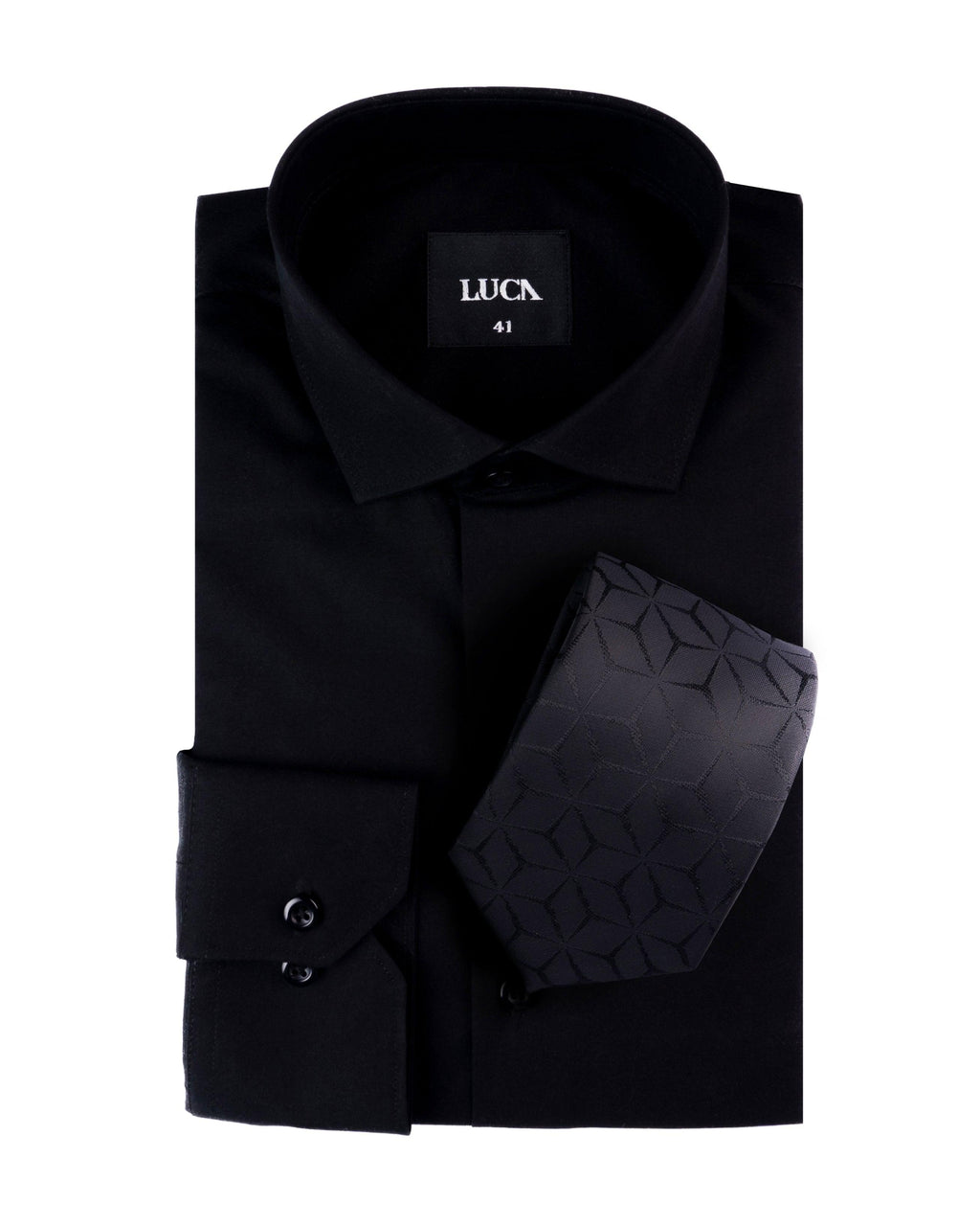 Black 100% Egyptian Cotton - Smart fit Shirt