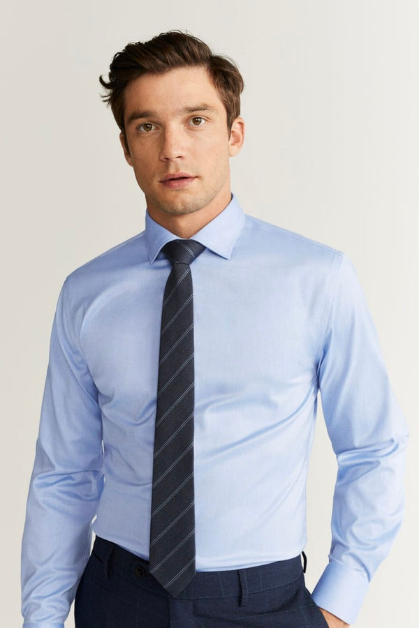 Sky Blue 100% Egyptian Cotton - Smart fit Shirt