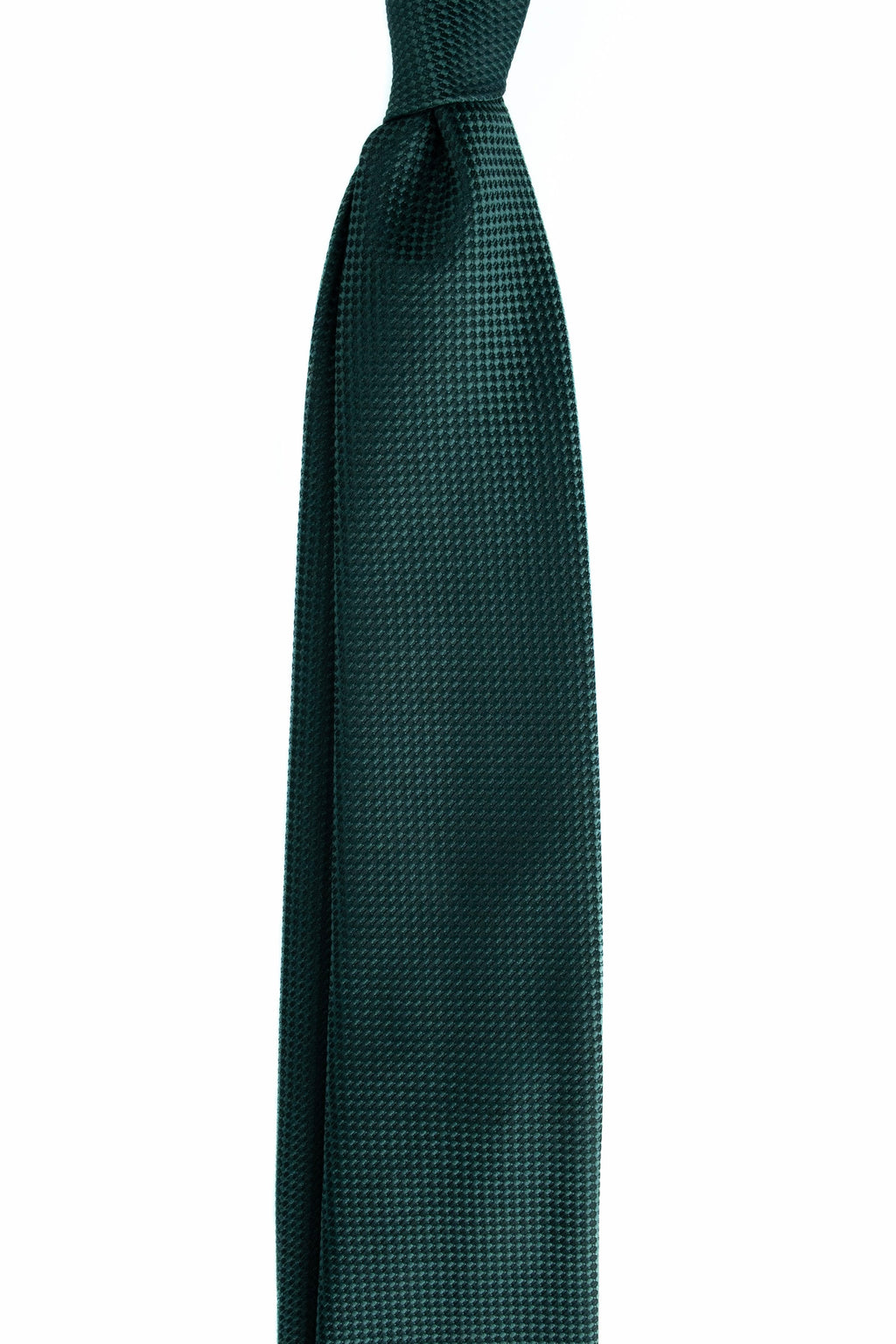 Dark Green Silk Jacquard Tie