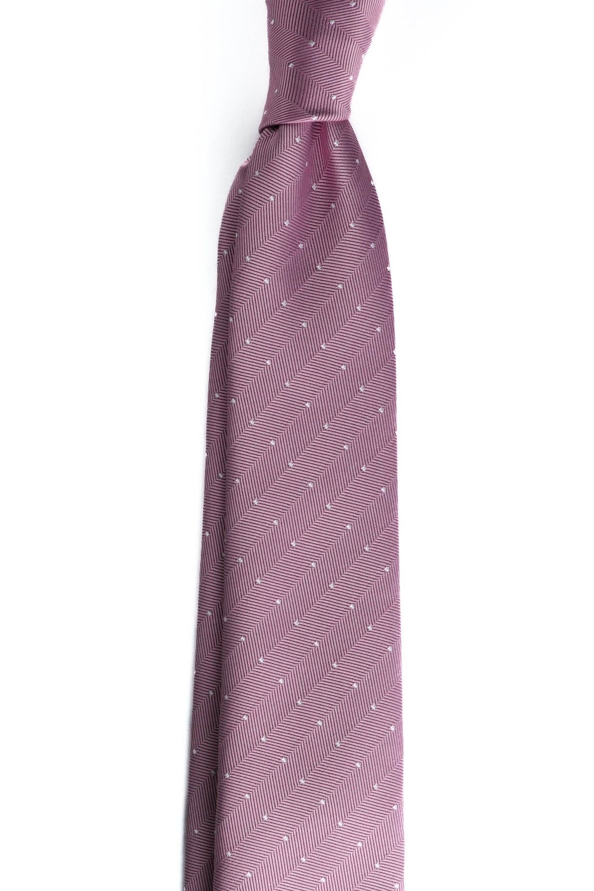 Pink Snow Silk Jacquard Tie