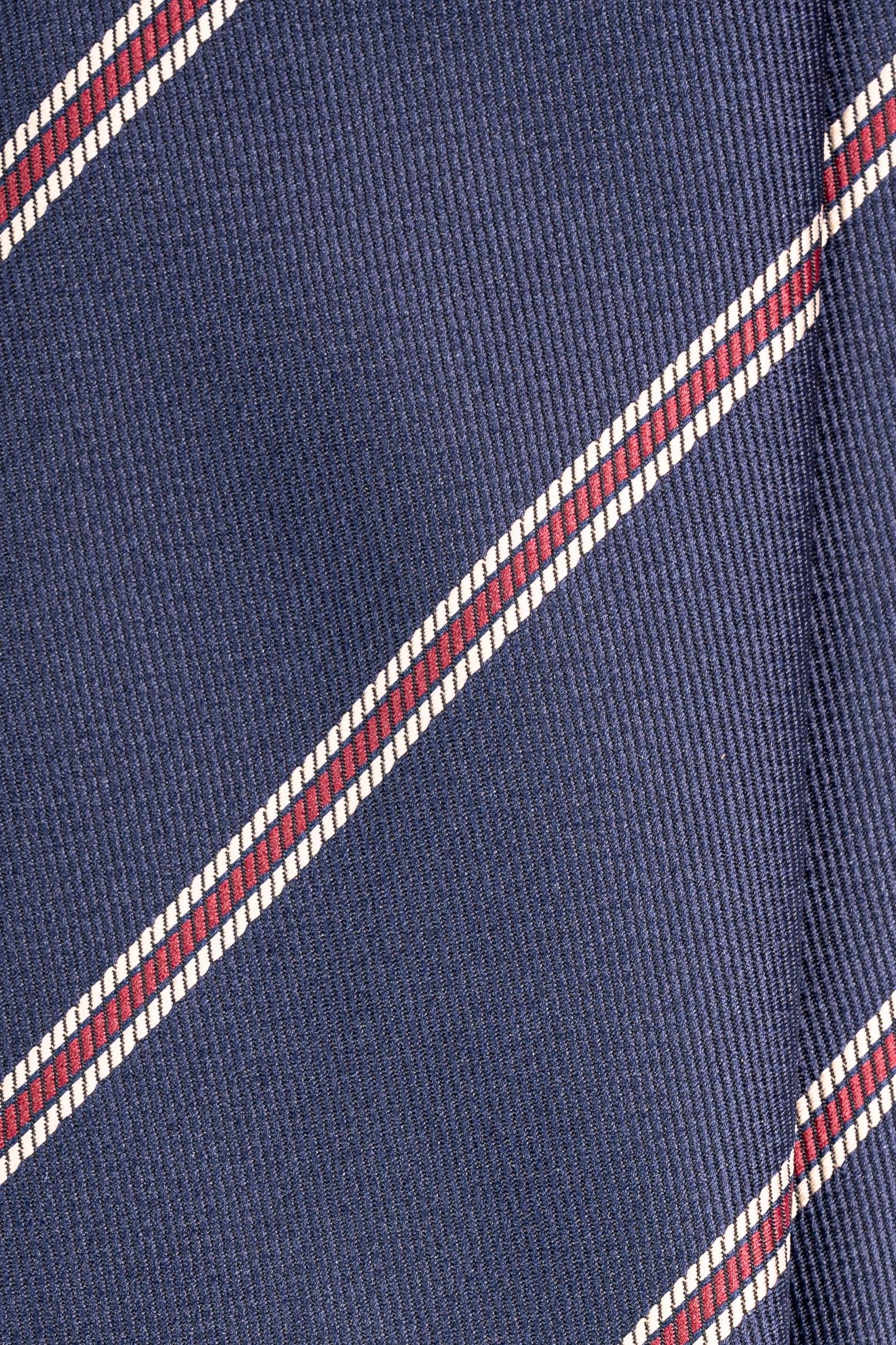 Burgundy Glow on Navy Jacquard Tie