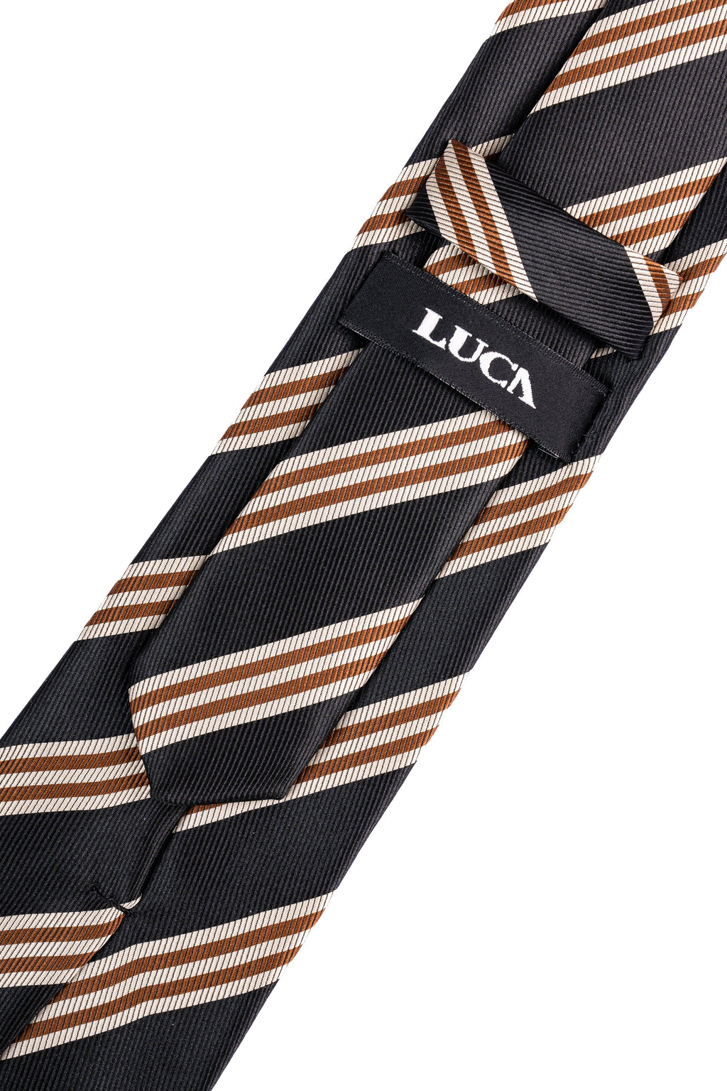 Golden Roots Jacquard Tie