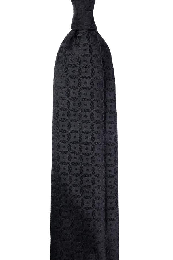 Shadow grid Jacquard Tie