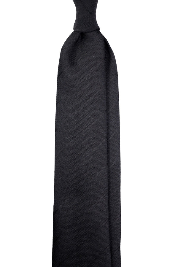 Executive Mood Striped Silk Jacquard Tie