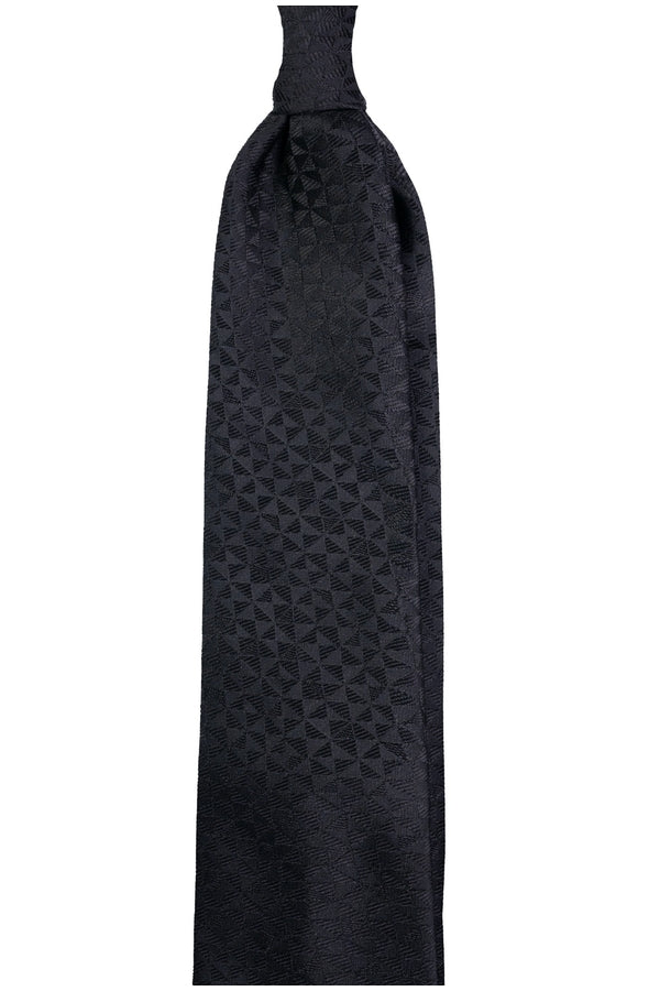 Noir Elegance Jacquard Tie
