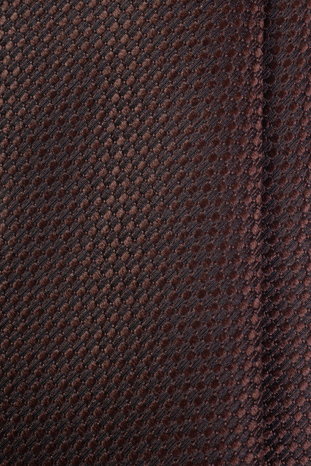 Deep Brown Jacquard Tie
