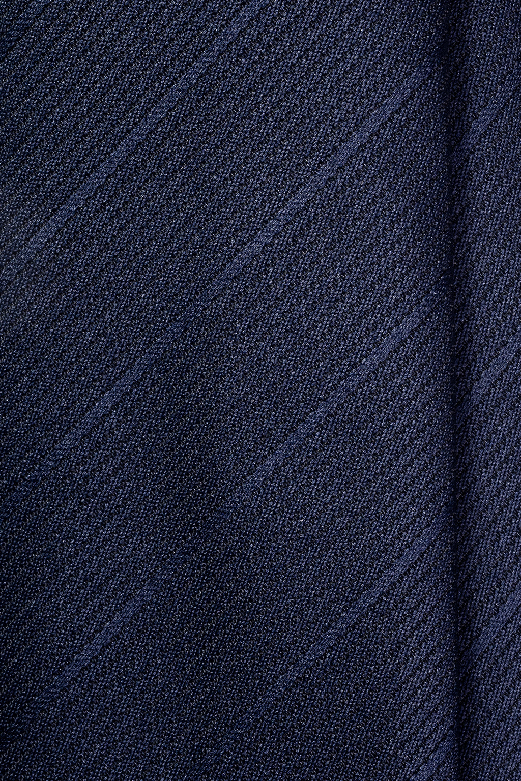 Navy Lines Jacquard Tie