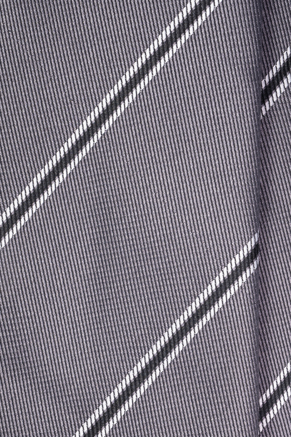 Graphite Shadow Striped Jacquard Tie