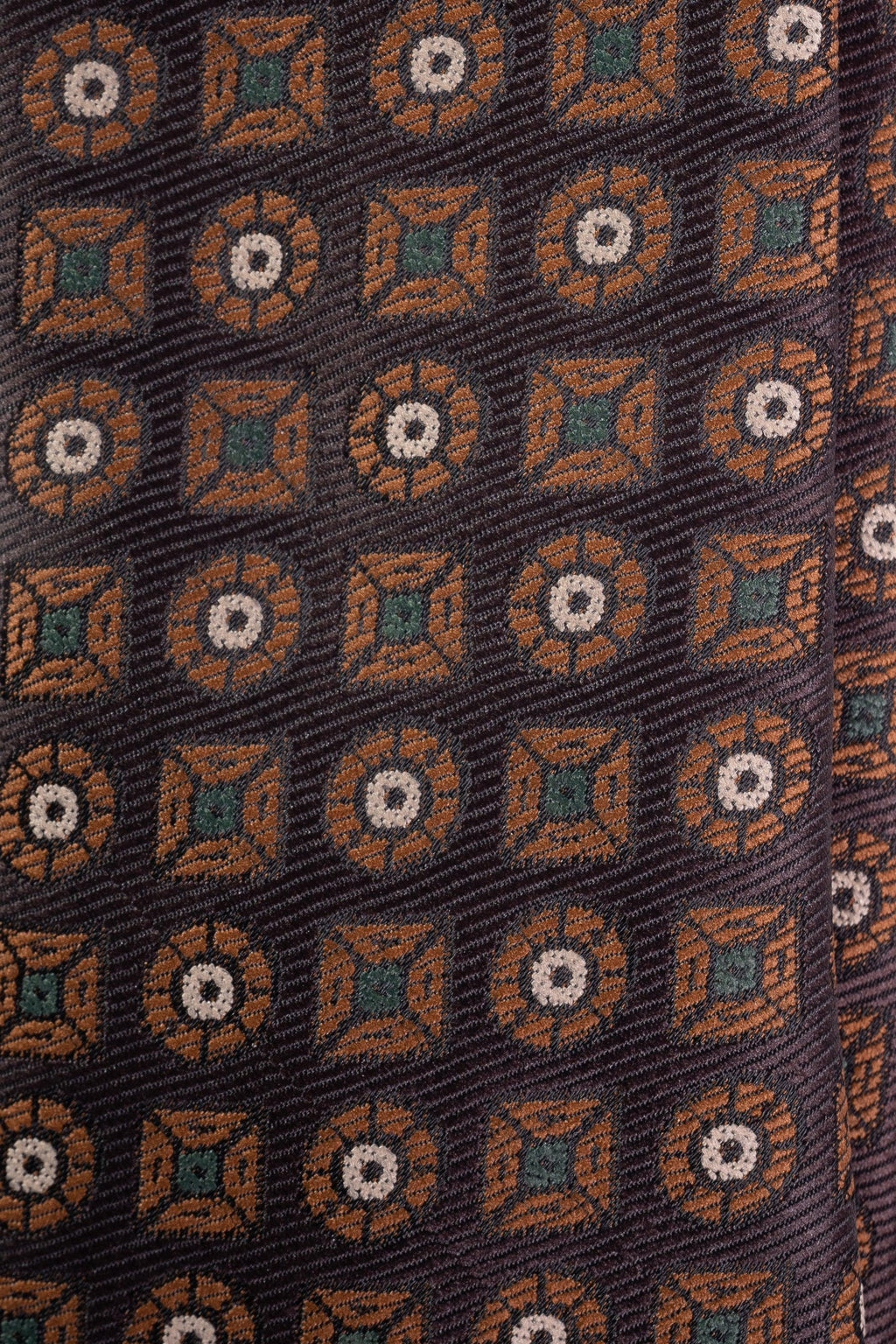 Emerald Brown Jacquard Tie