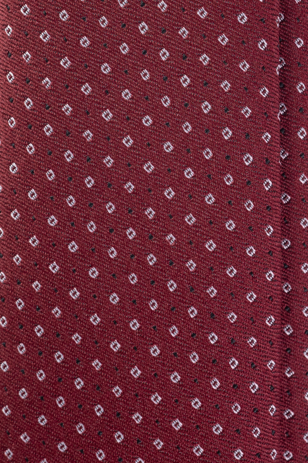 Burgundy Pinpoint Jacquard Tie