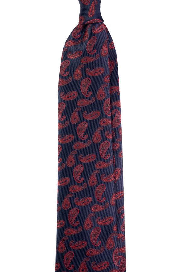 Burgundy Paisley Jacquard Tie