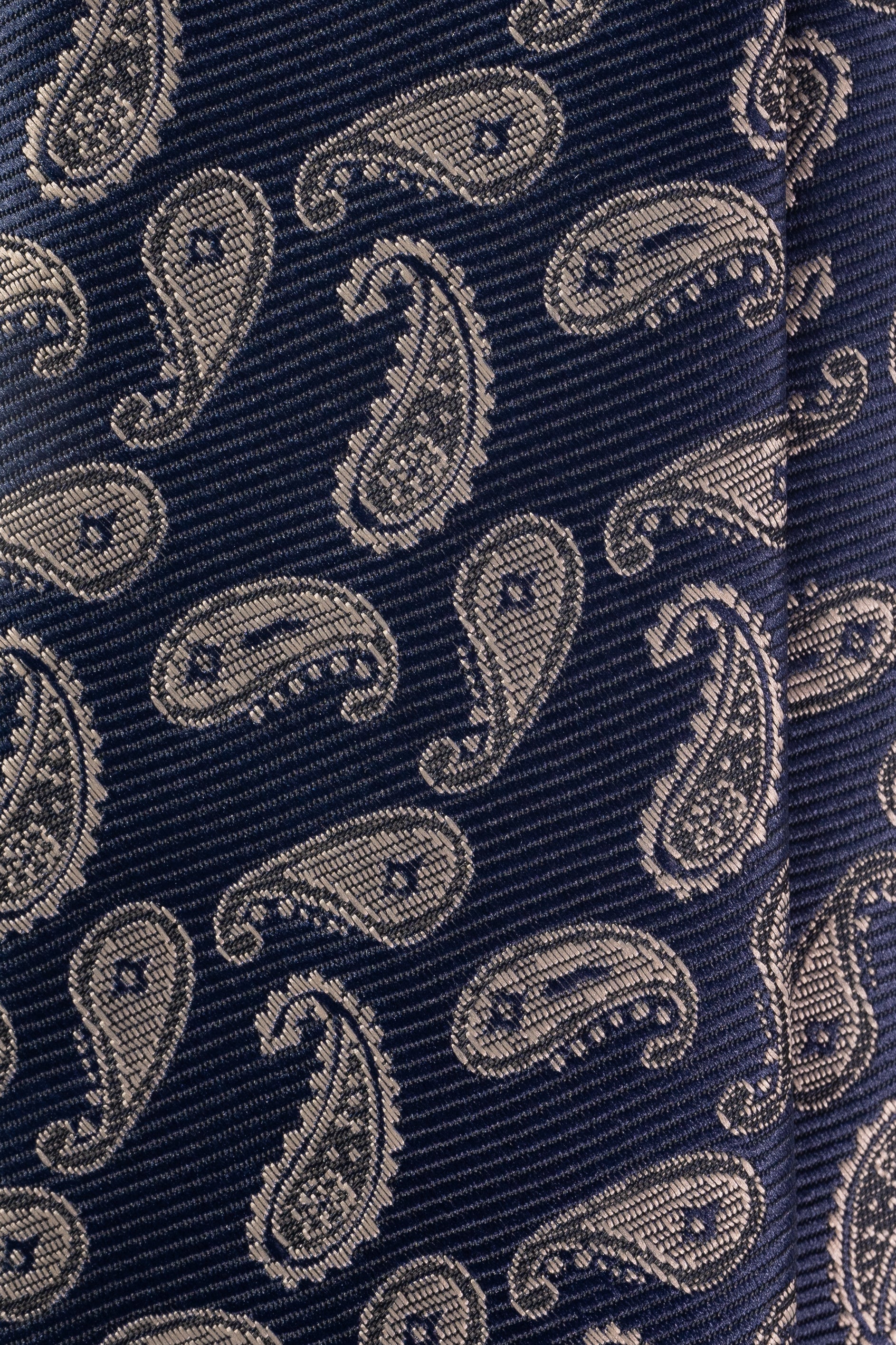 Gold Paisley Jacquard Tie