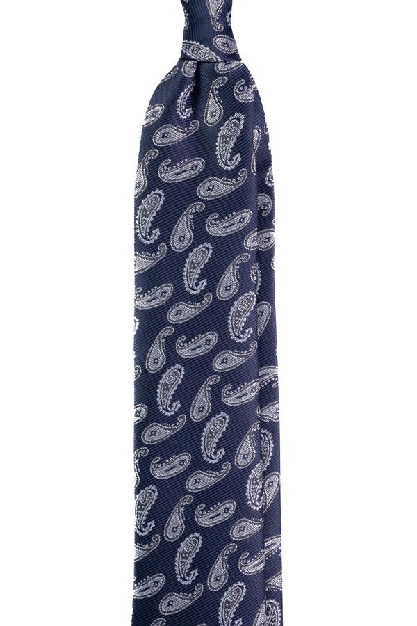 Grey Paisley Jacquard Tie