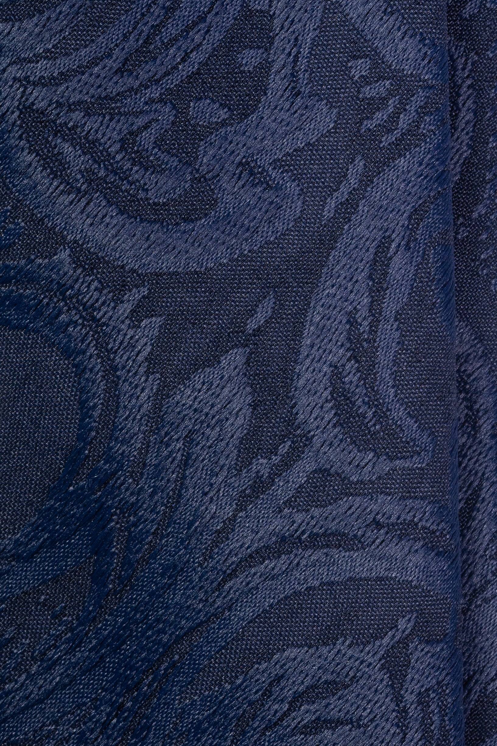 Navy Whisper Silk Jacquard Tie