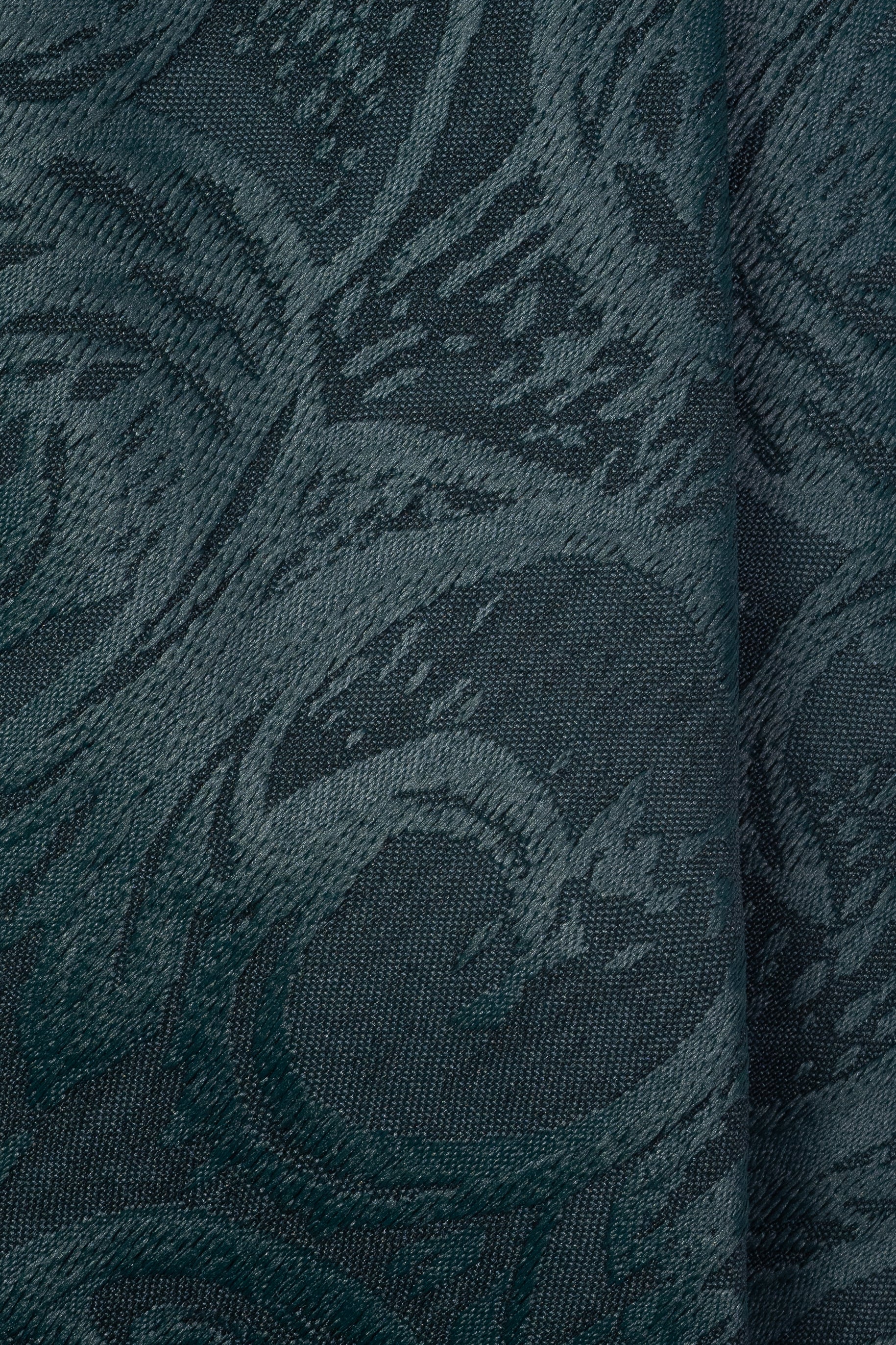 Teal Whisper Silk Jacquard Tie