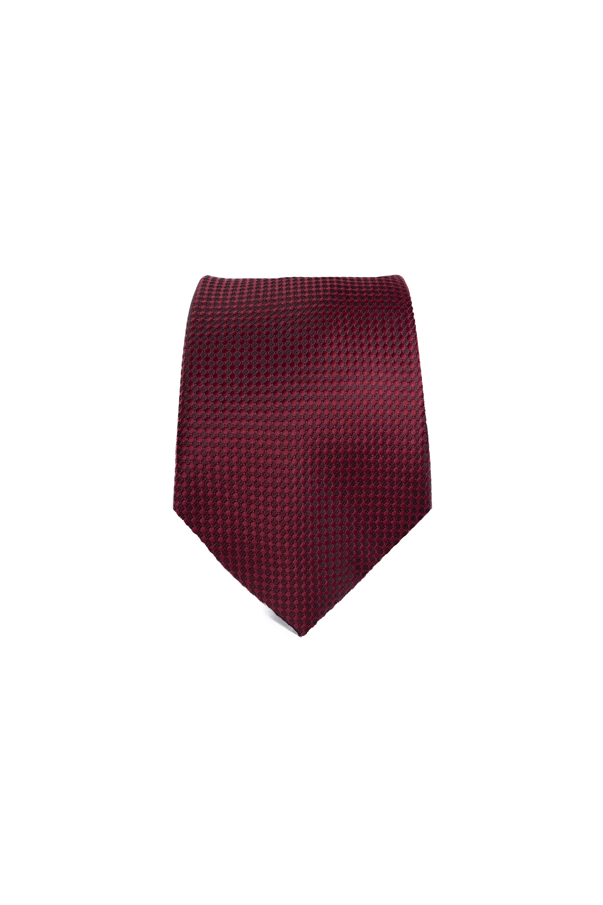 Burgundy Bloom Jacquard Tie