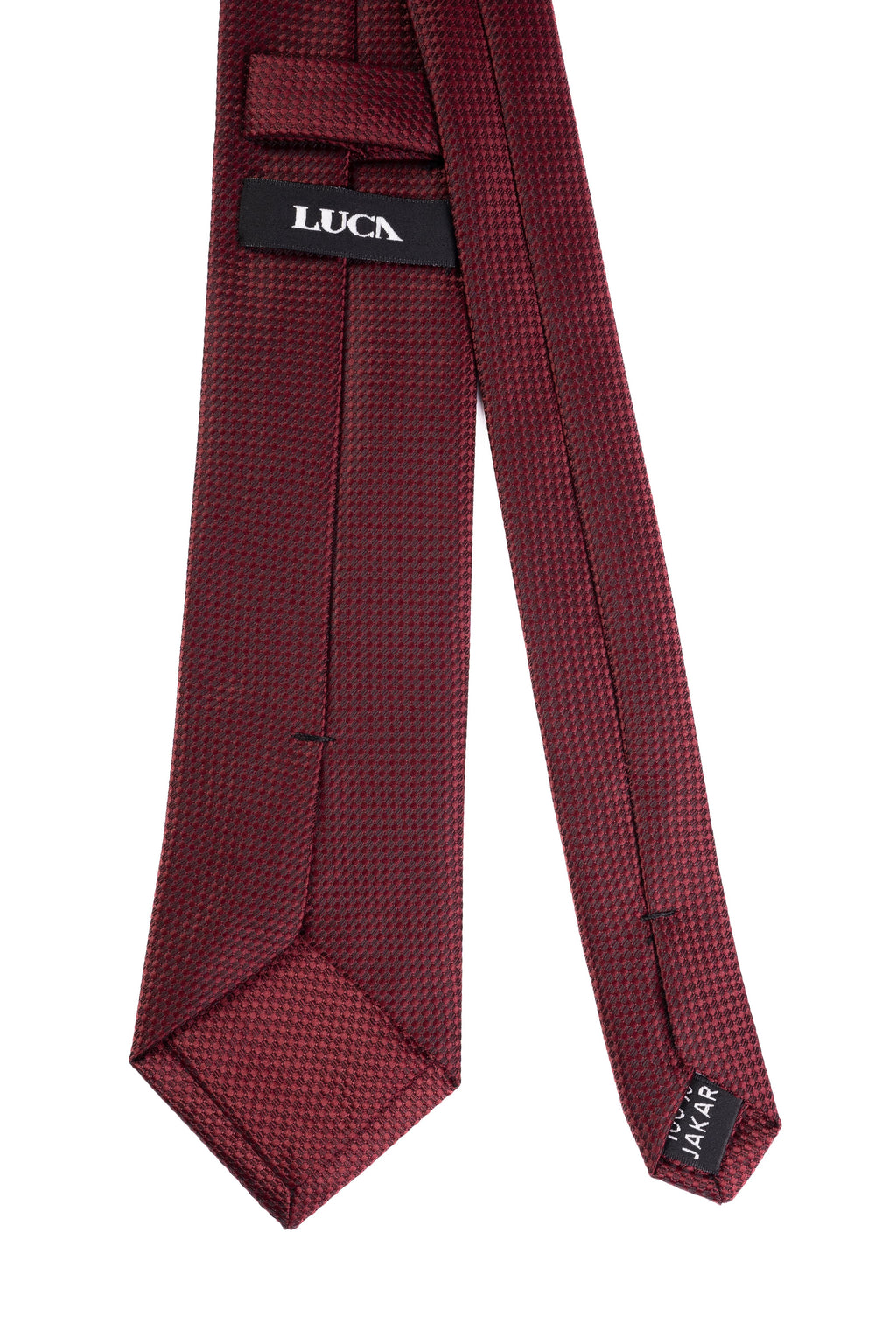 Burgundy Bloom Jacquard Tie