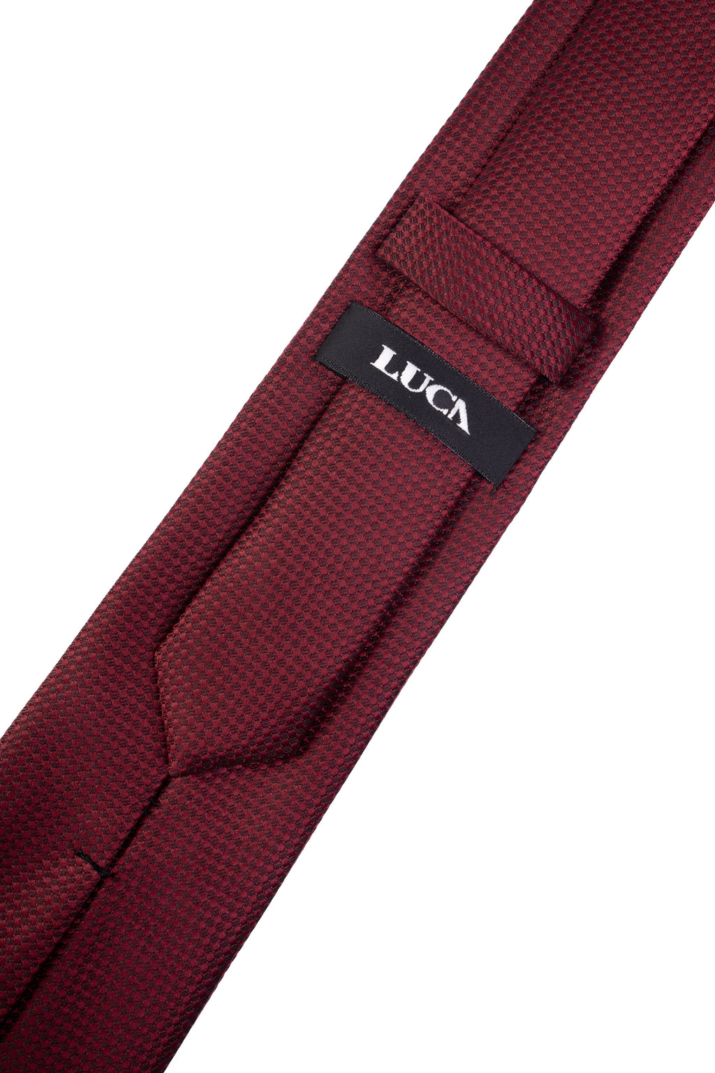 Burgundy Bloom Jacquard Tie
