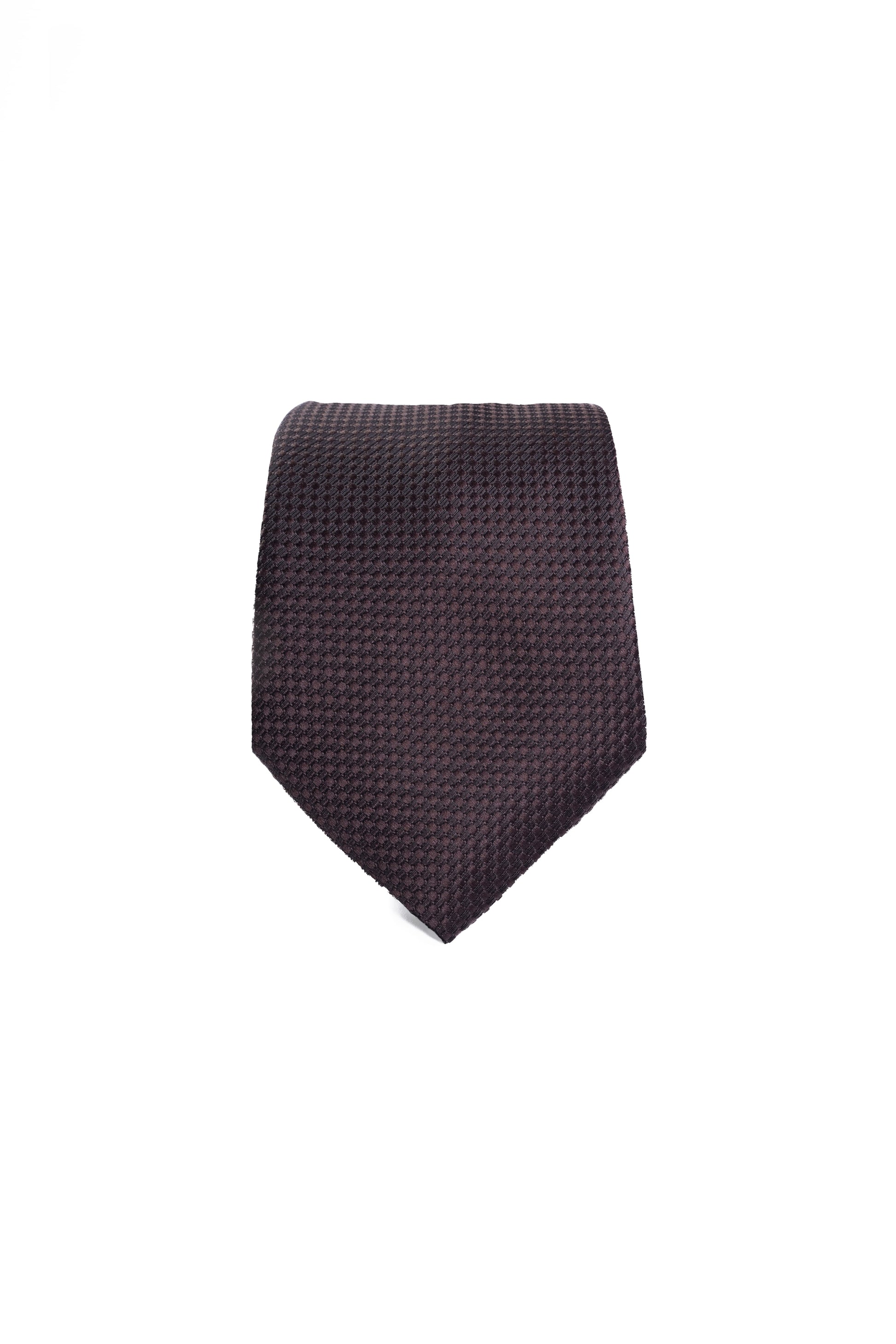 Cocoa Charm Jacquard Tie