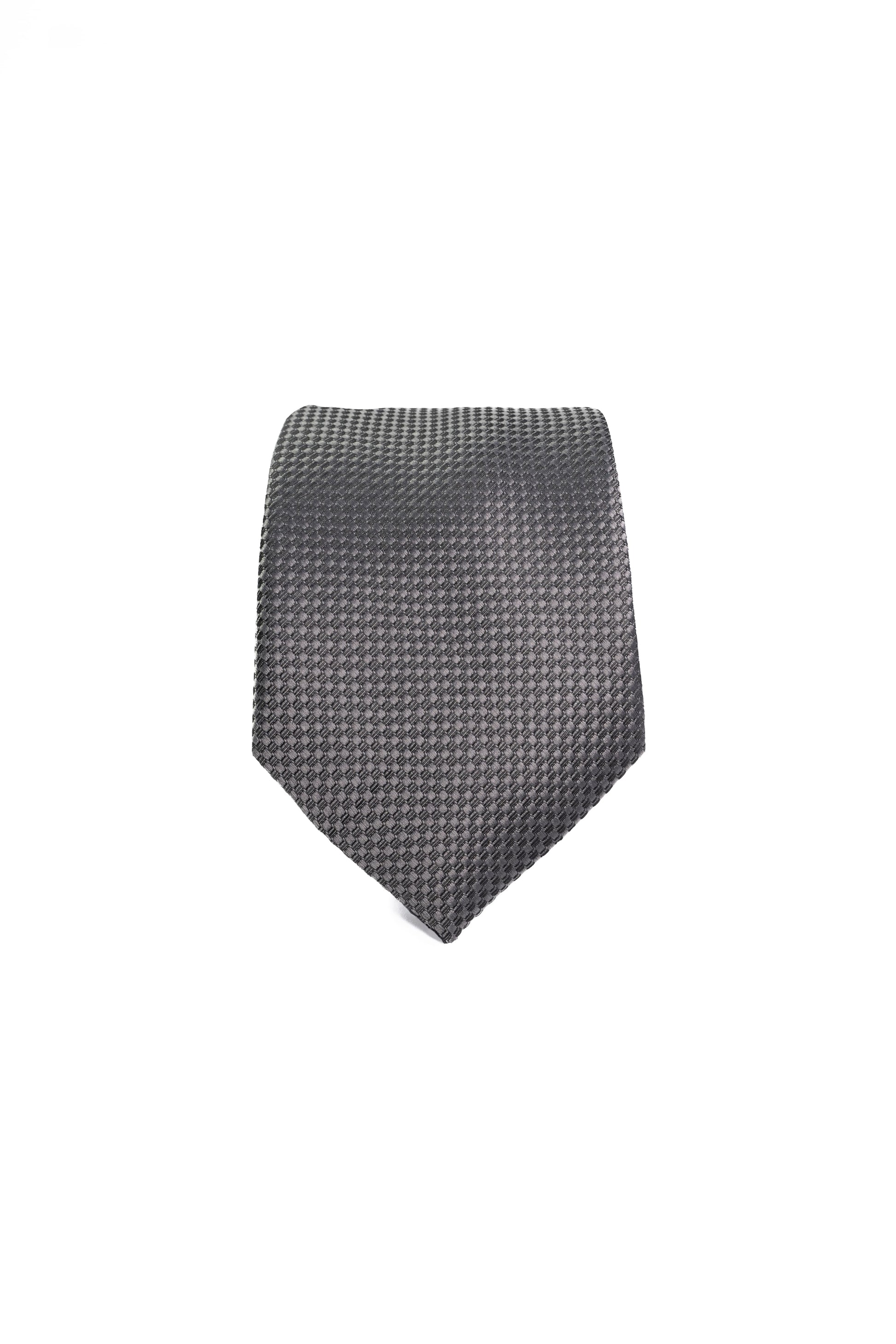 Grey Aura Jacquard Tie