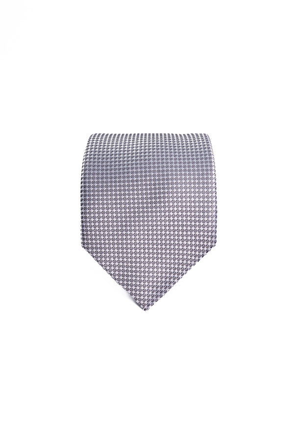 Silver Whisper Jacquard Tie