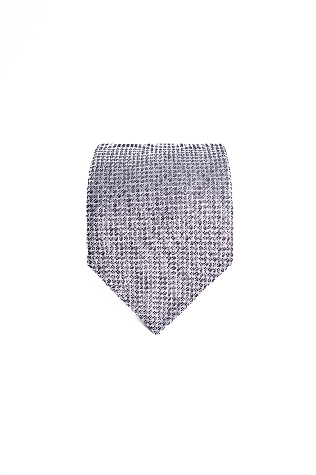 Silver Whisper Jacquard Tie