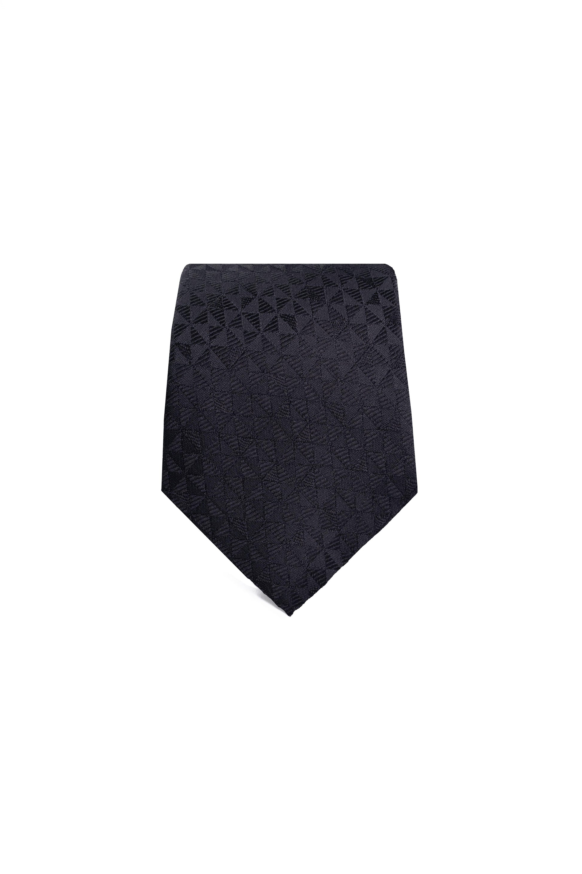 Noir Elegance Jacquard Tie