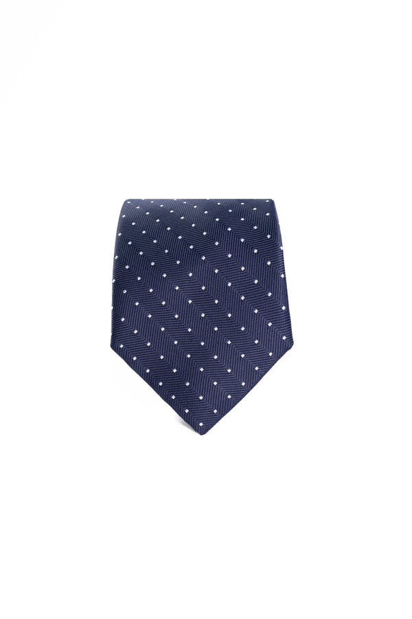 Starry Navy Jacquard Tie