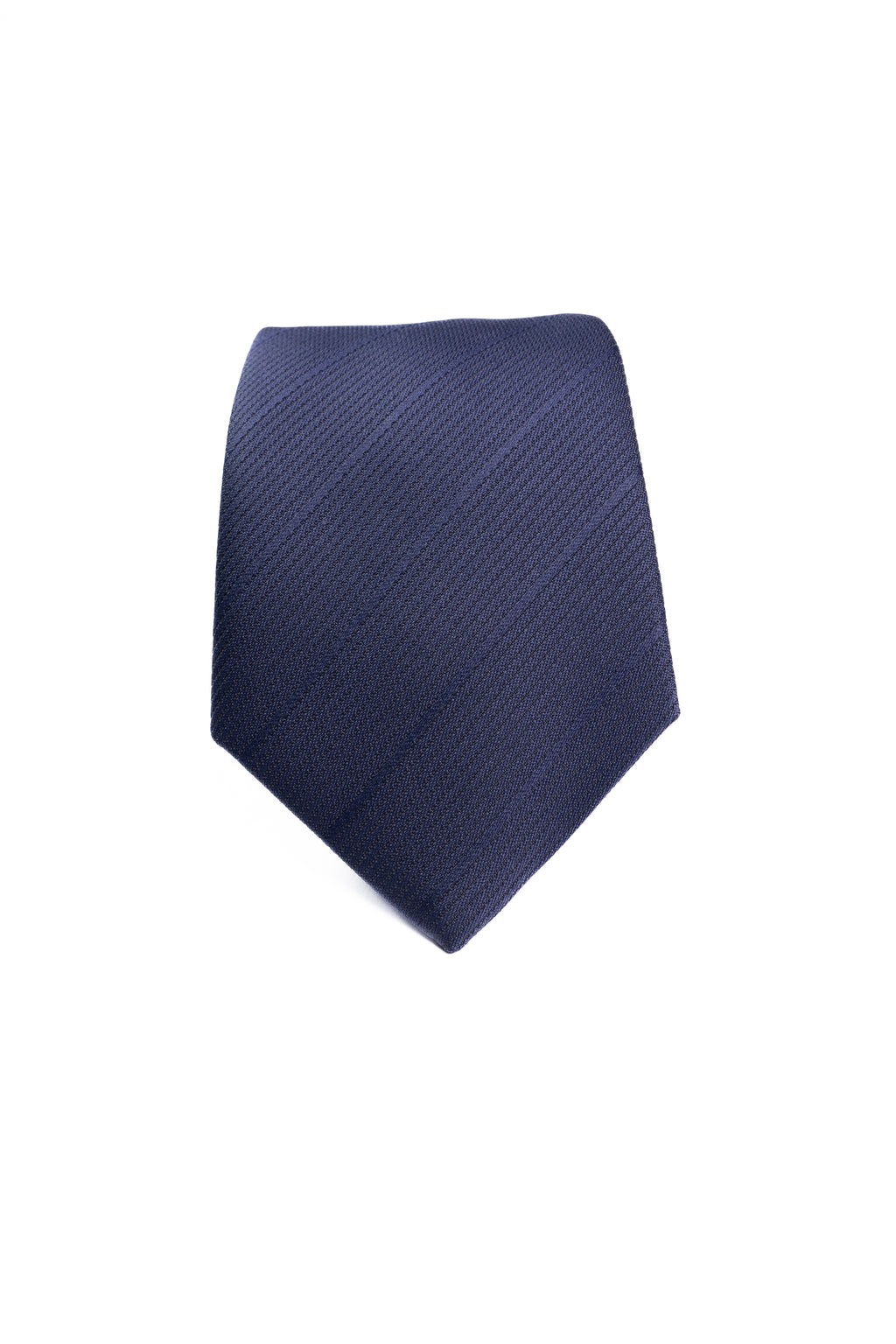 Navy Lines Jacquard Tie