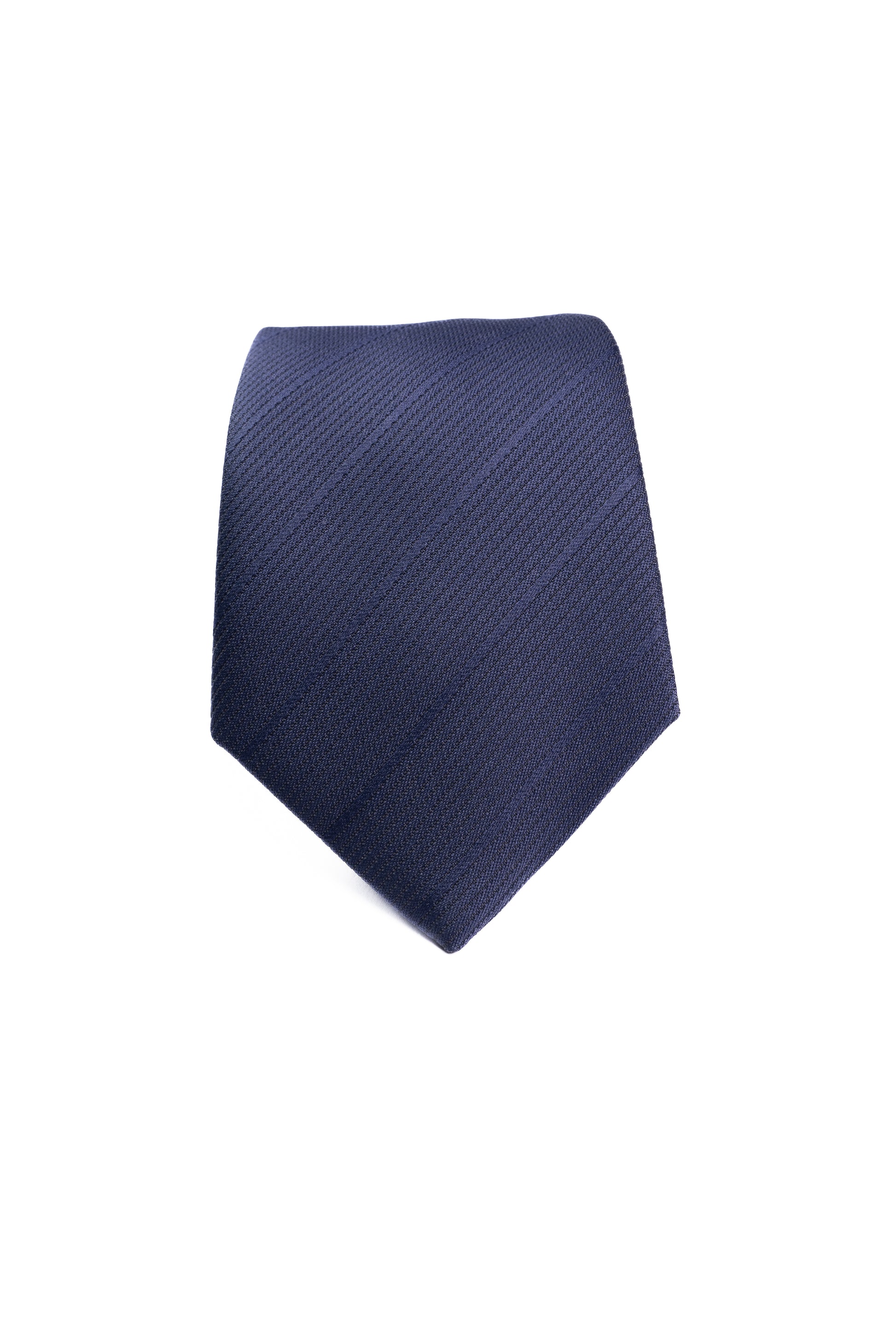 Navy Lines Jacquard Tie