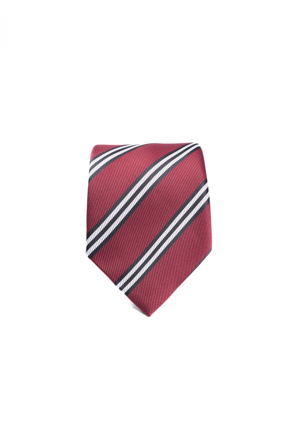 Burgundy Blaze Striped Jacquard