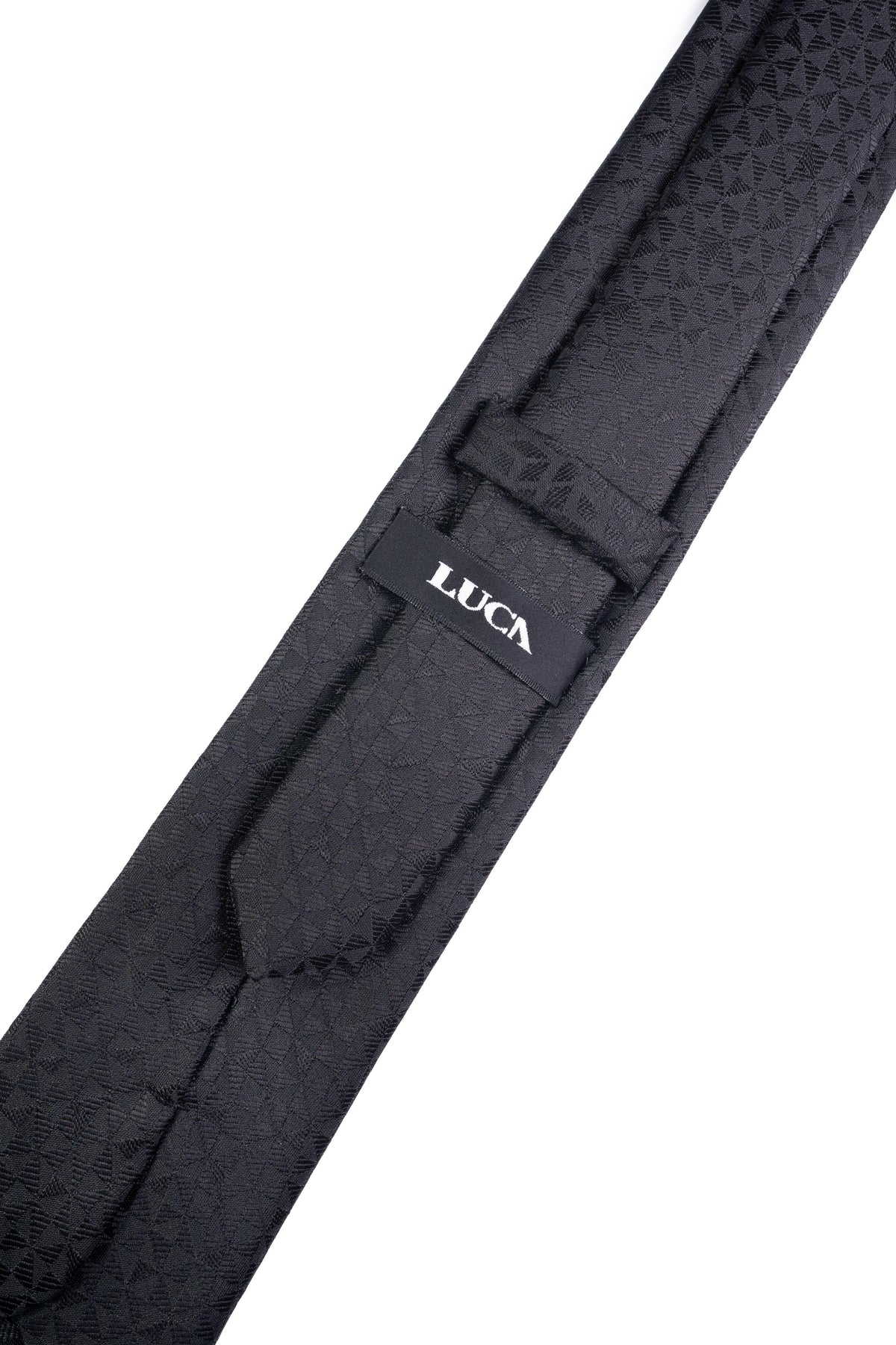 Noir Elegance Jacquard Tie
