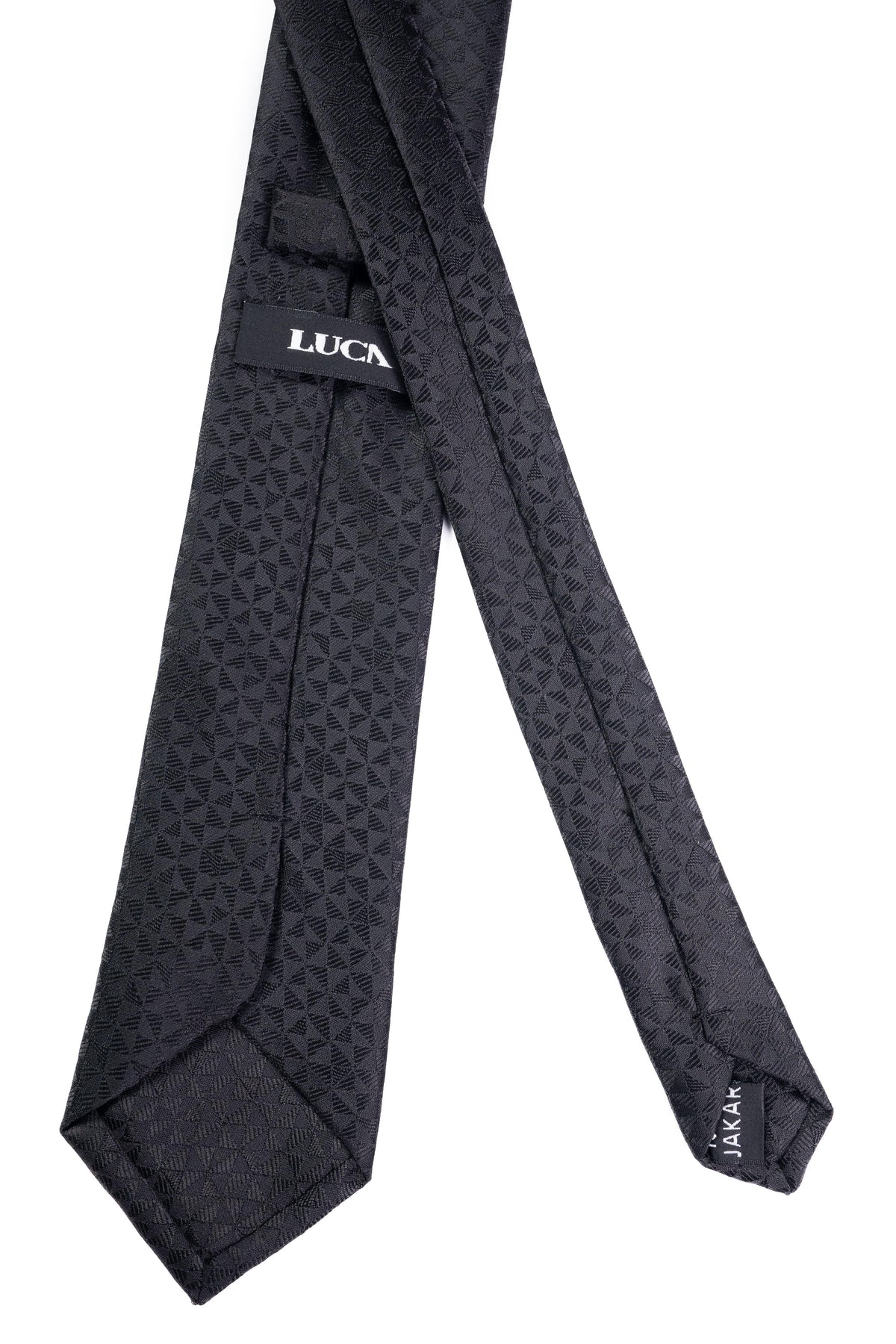 Noir Elegance Jacquard Tie