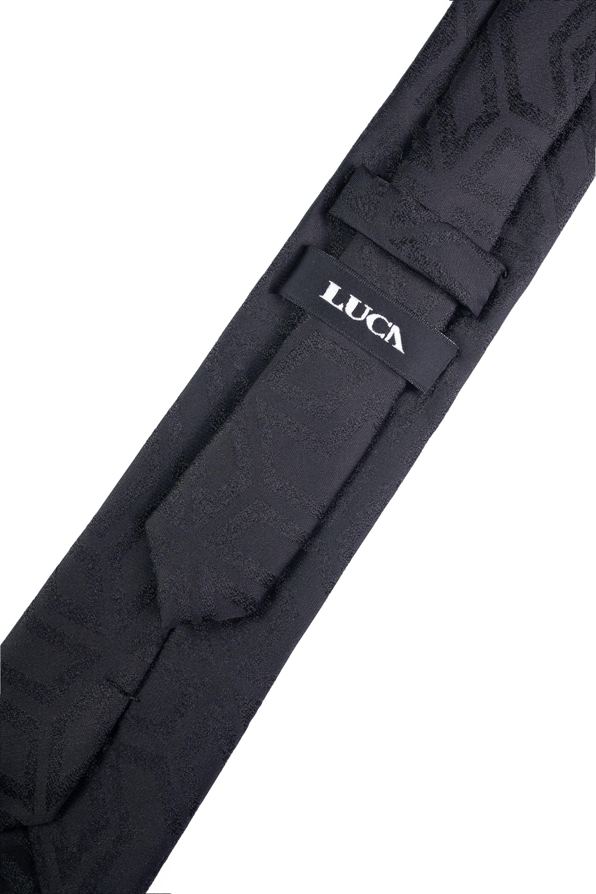 Ghostly Glow Jacquard Tie