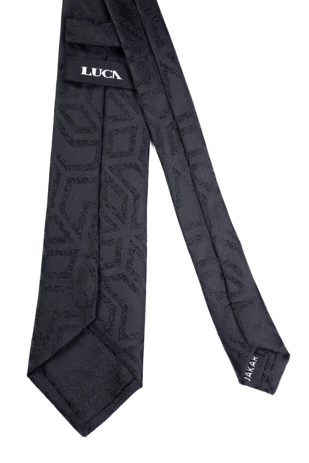 Ghostly Glow Jacquard Tie