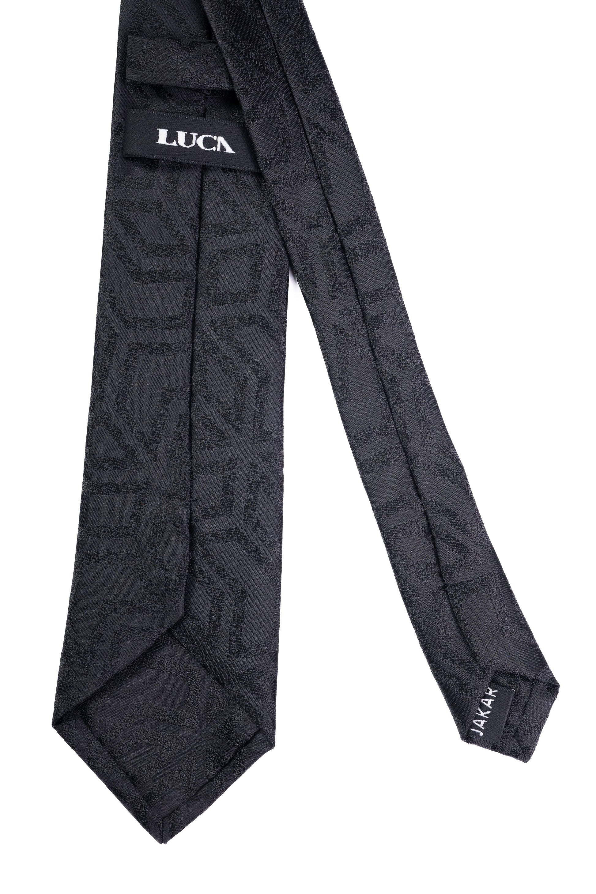 Ghostly Glow Jacquard Tie