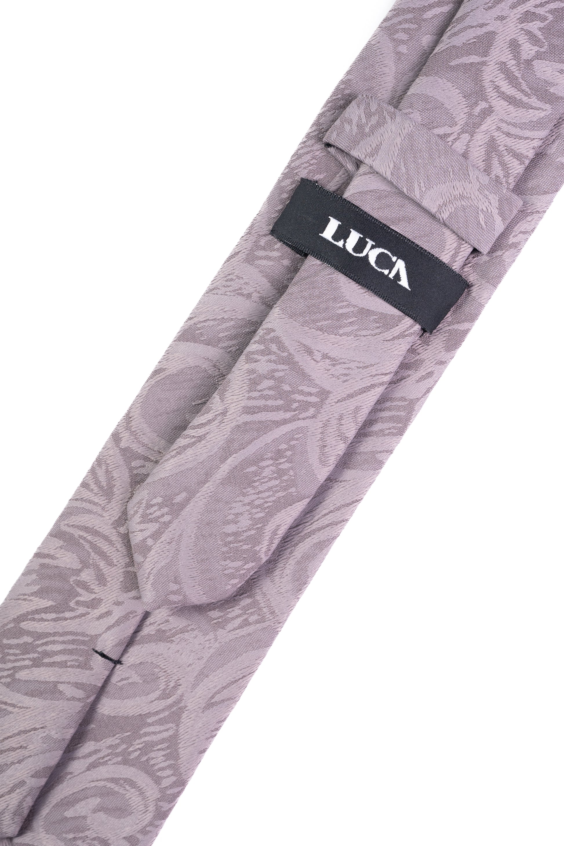 Pink Whisper Silk Jacquard Tie