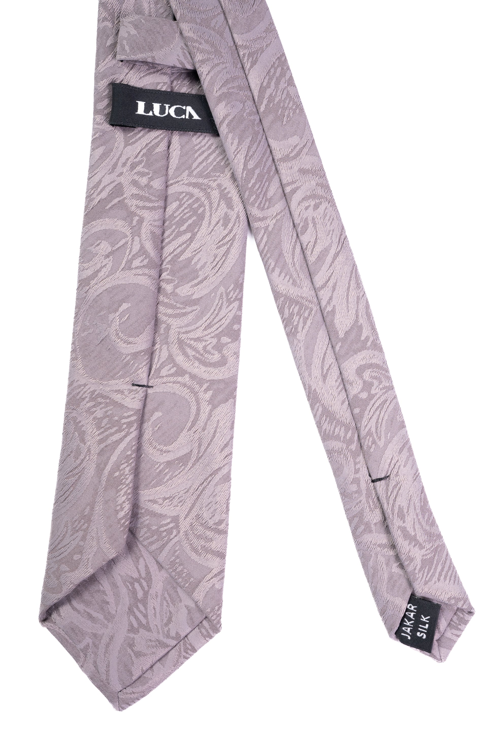 Pink Whisper Silk Jacquard Tie