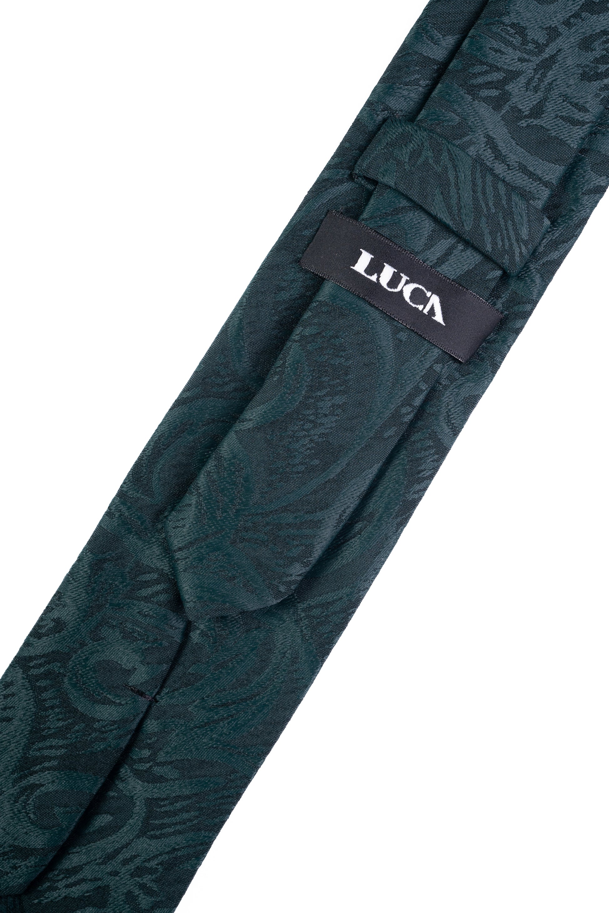 Teal Whisper Silk Jacquard Tie