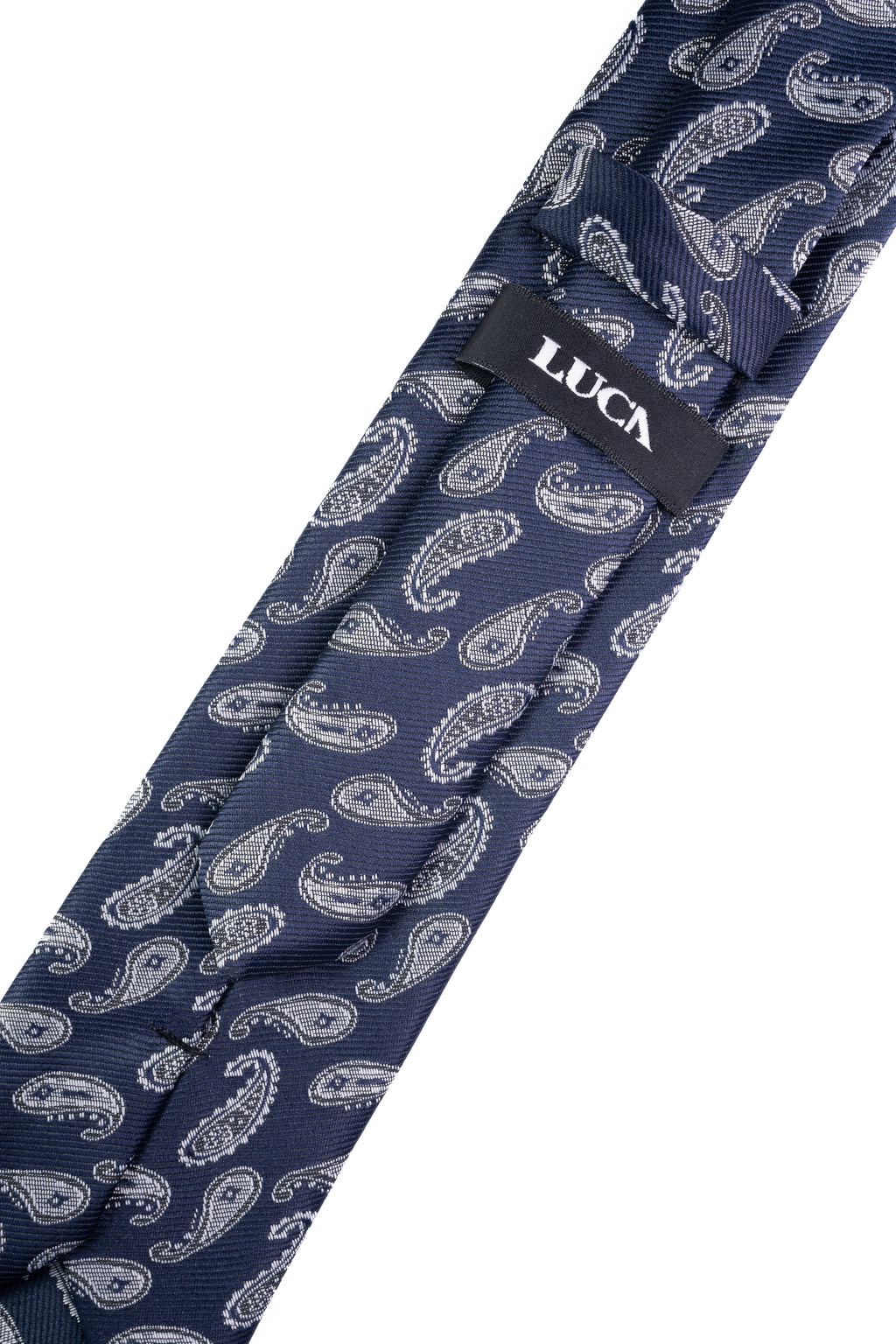 Grey Paisley Jacquard Tie