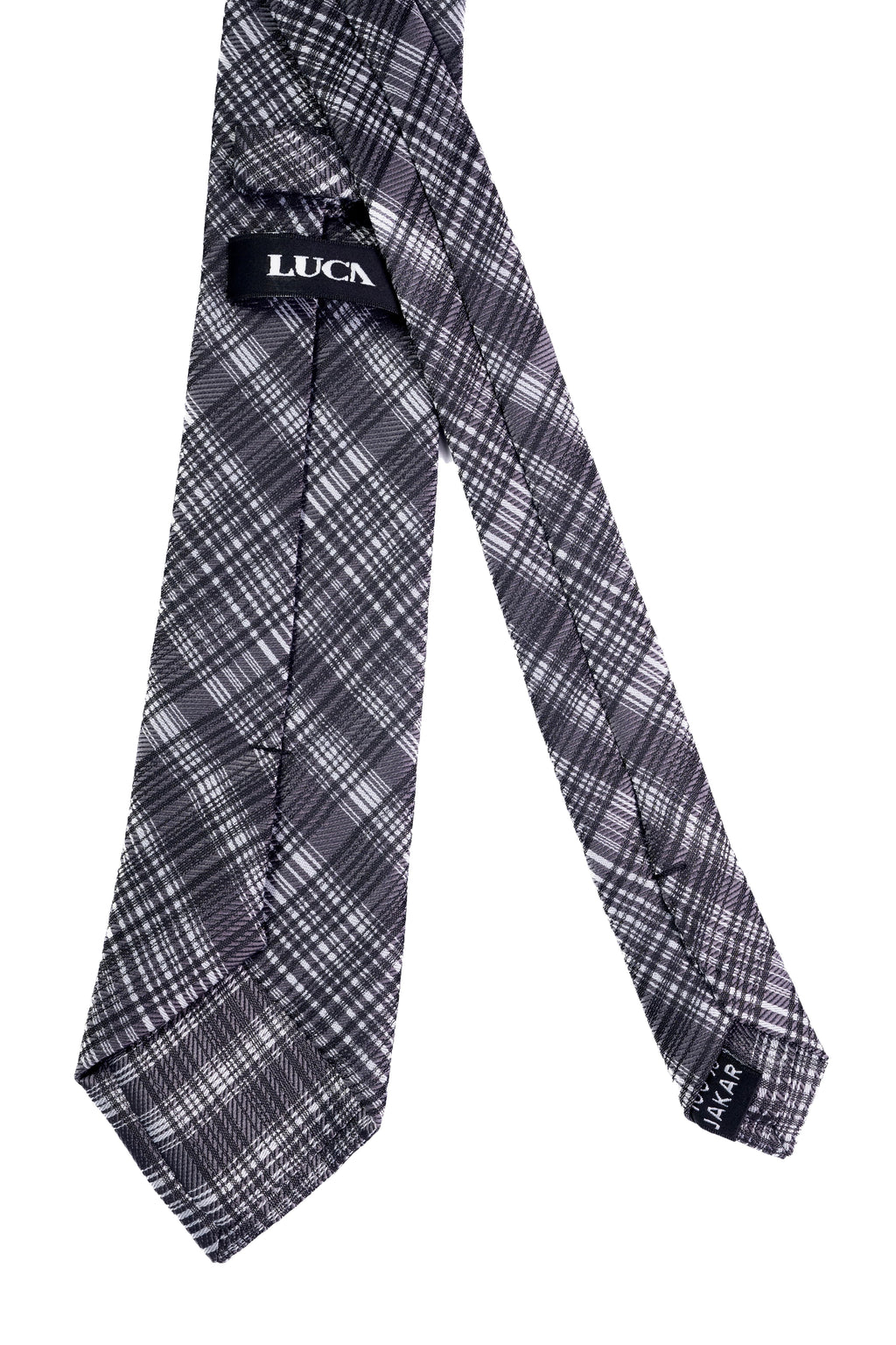 Textured Grey Jacquard Tie